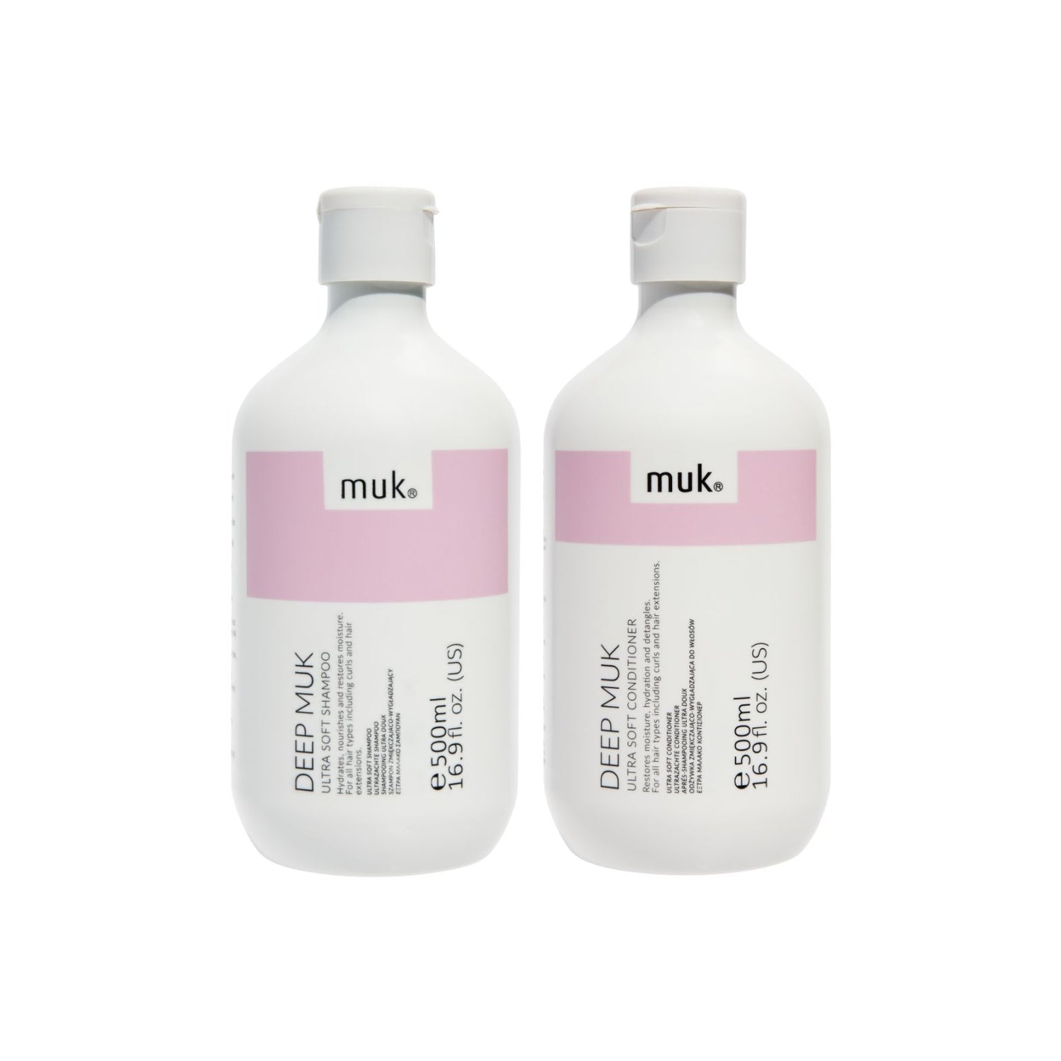 Deep muk Ultra Soft Repair Half Liter Duo