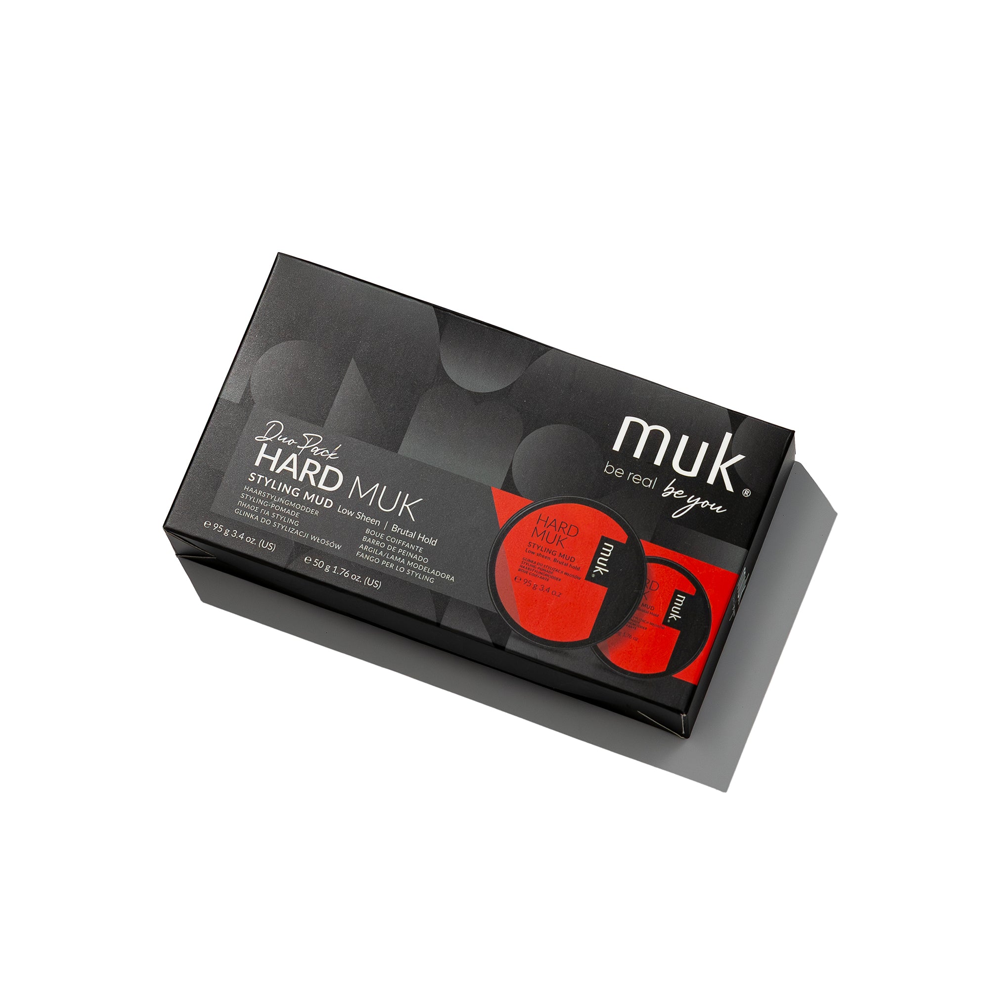 Shaxbert Muk Hard muk Styling Mud Duo Pack – muk haircare